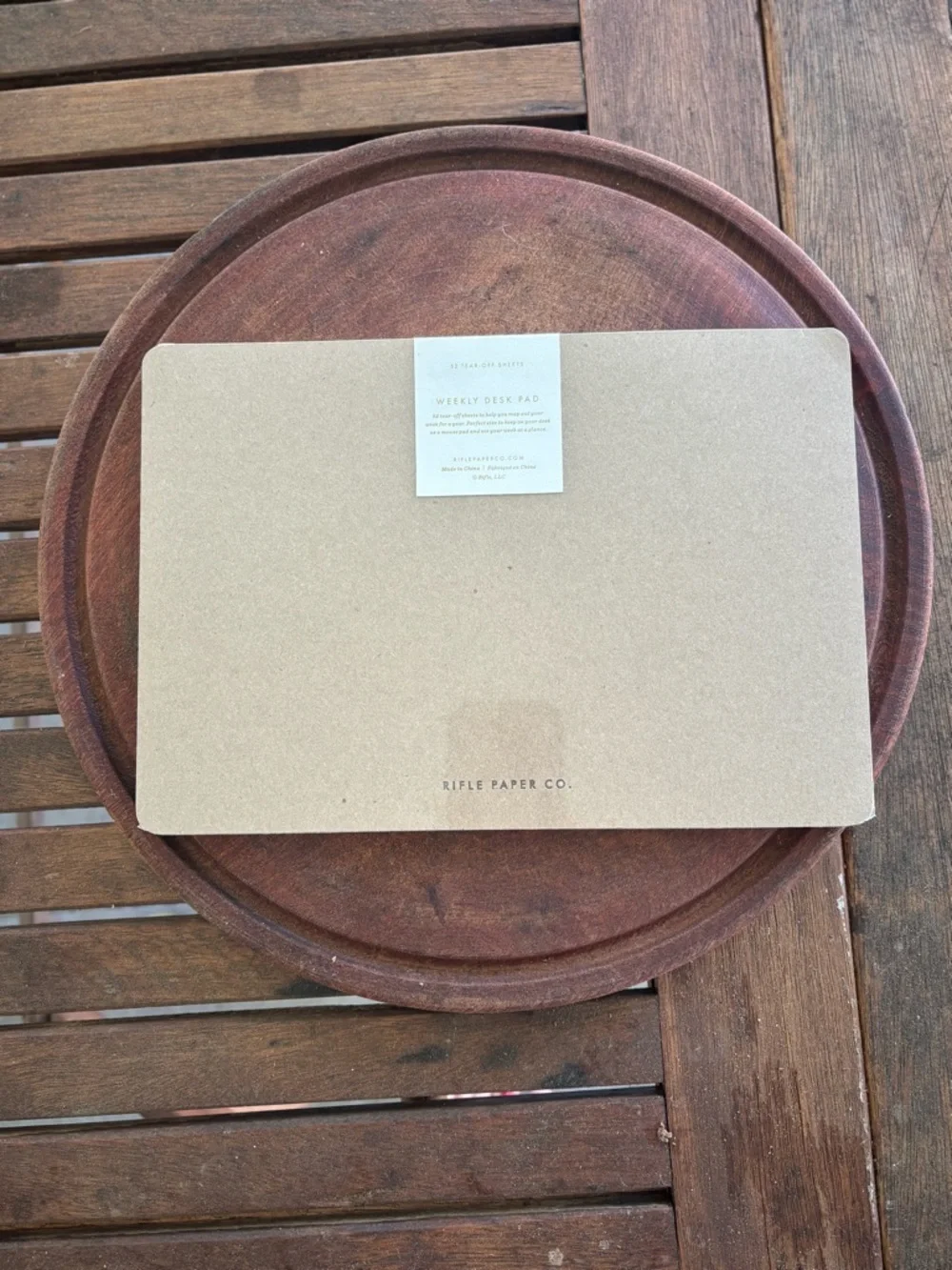 Rifle Paper Co. Wild Rose Weekly Desk Pad